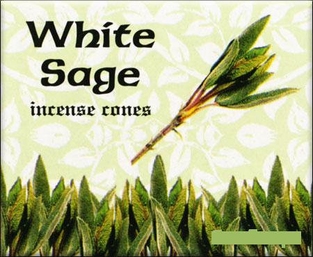 Kamini White Sage incense cones
